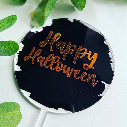 Halloween Acrylic Cake Topper